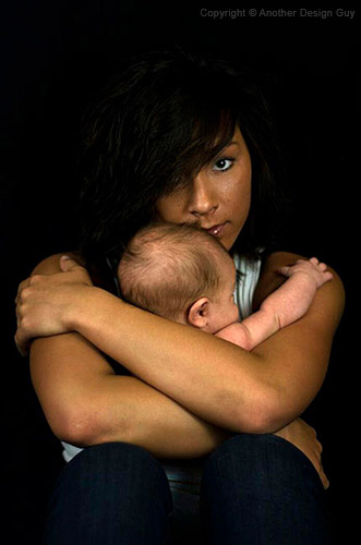 Freelance Photography - Portraits, such as this Mother and Baby Photo
